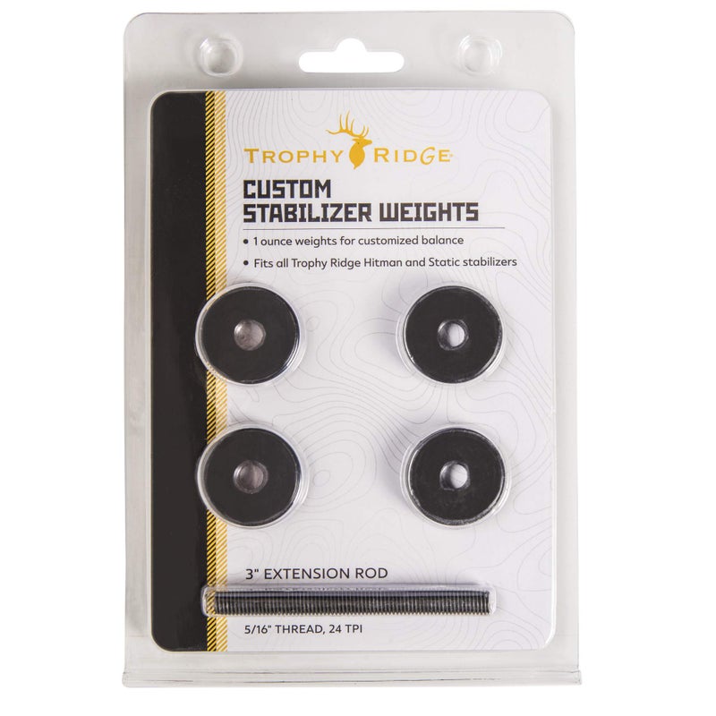 Trophy Ridge Custom Stabilizer Weight Set , Black - Image 5